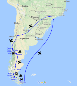 Roteiro Patagônia